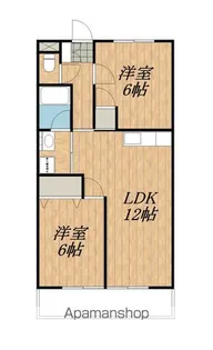 グリーンヒルズ大前【2階】の間取り